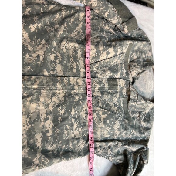 ACU US Army camouflage tactical jacket mens size large - Picture 4 of 5